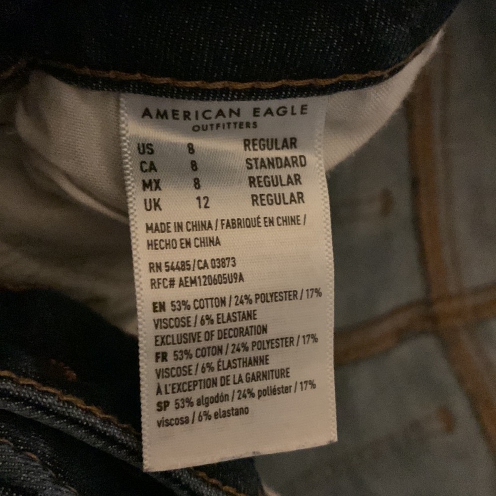 American Eagle jeans size 8 - Picture 4 of 4